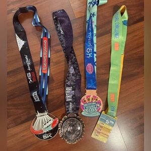 Disney Virtual Challenge Medal with Multicolor Design